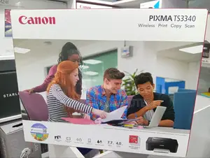 Canon Pixma Ts3340 Wi-Fi, Print, Copy, Scan, Cloud Printer