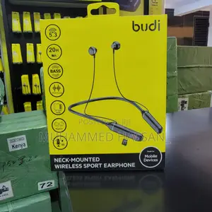 Budi Neckband Wireless Sports Earphones