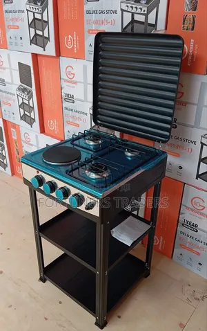 Eurochef Standing Cooker 3 Gas +1 Electric