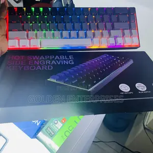 Side Printed Keycaps 68 Key Mechanical Gaming Keyboard
