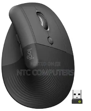 Logitech Lift Vertical Ergonomic Wireless Mouse (Graphite