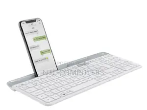 Logitech Slim Multi-Device Bluetooth Keyboard Off White