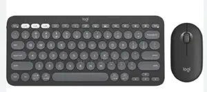 Logitech Pebble 2 Combo Wireless Keyboard and Mouse Graphite