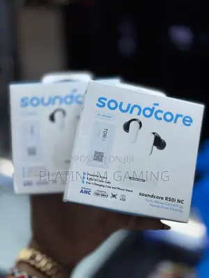White Soundcore R50i With Noise Cancellation