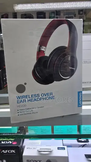 Lenovo Wireless Over Ear Headphones Hd200