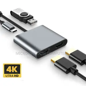 Type C to Hdmi Splitter 2 Port