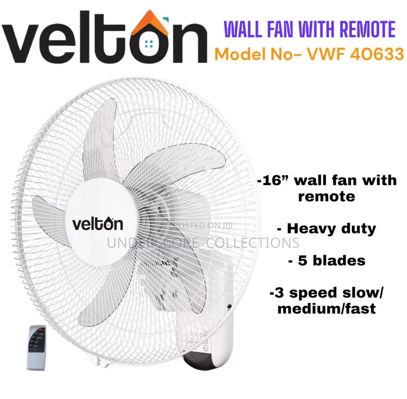 Wall Fan 16 Inch