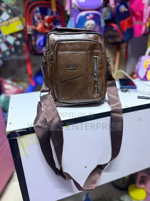 Jeep Shoulder Chest Bags Leather Unisex