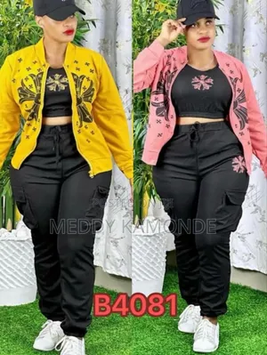 Yellow Black 3pc Tracksuit