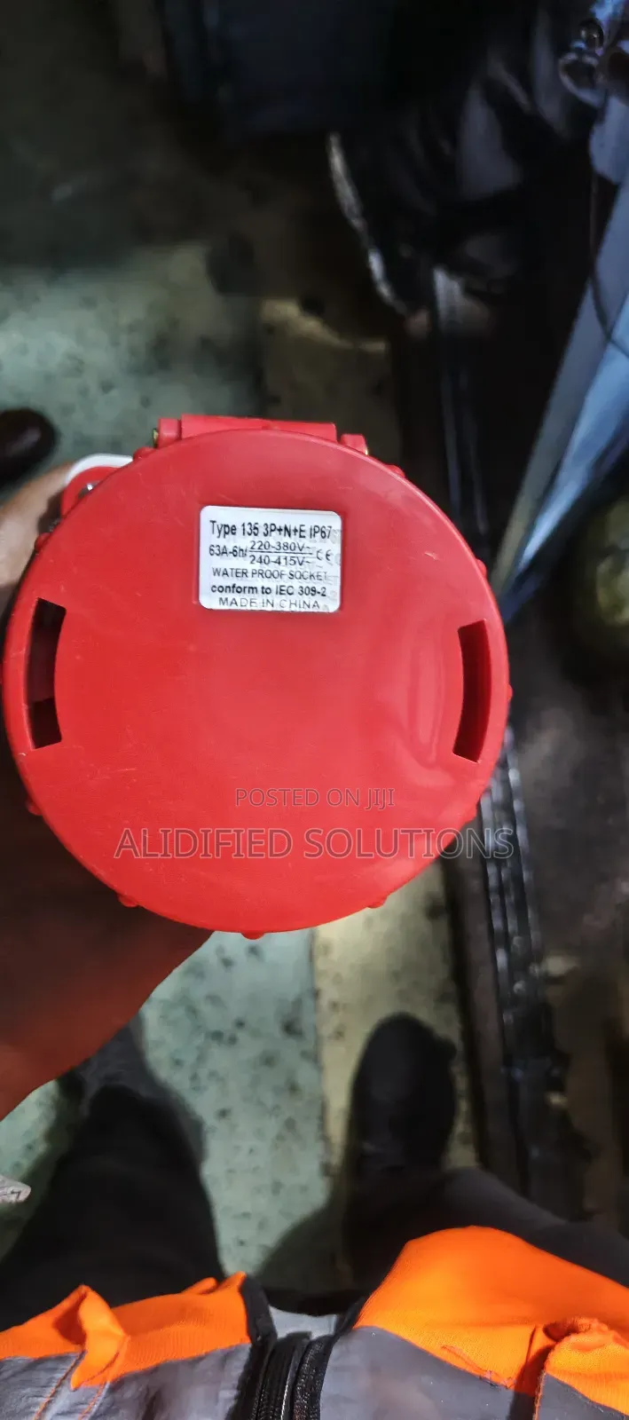 5pin Industrial Socket 63amps