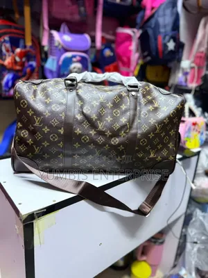 Brown Lv Medium Duffel/Weekender Bag