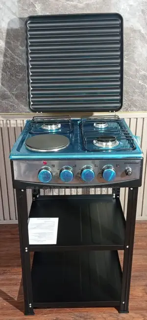 Standing Cooket!!Eurochef 3 Gas +1 Electric R With Shelves