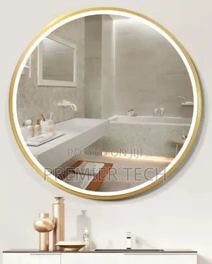 Huge 60*60cm Unbreakable Round Decormirror With Finefinishin