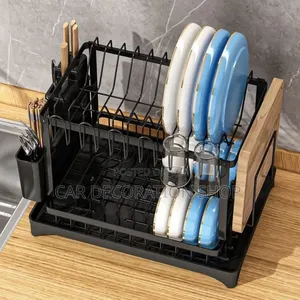 2tier Space Saver Drying Kitchen Dish Rack