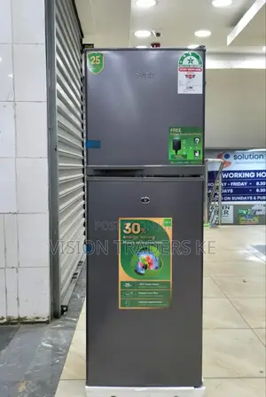 Syinix 138ltrs Double Door Refrigerator.