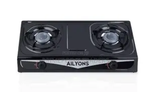 Ailyons 2 Burner Table Top Stainless Steel Gas