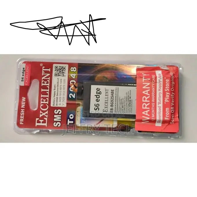 Excellent Samsung Galaxy S6 Edge Mobile Phone Battery.
