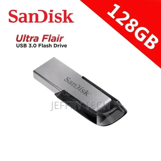 Sandisk Ultra Flair Usb 3.0 Flash Disk - 128gb