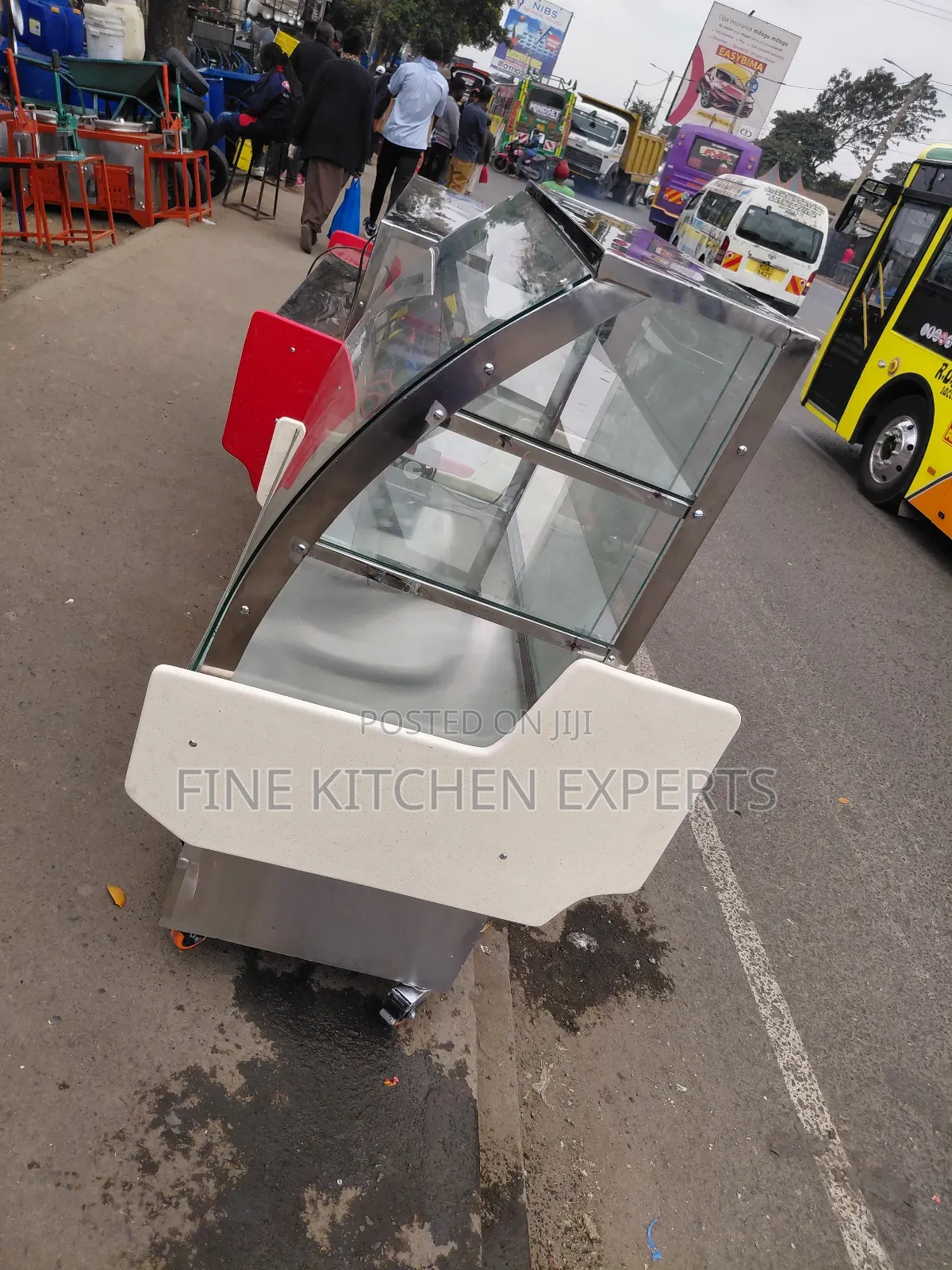 Stainless Steel Cake Display.