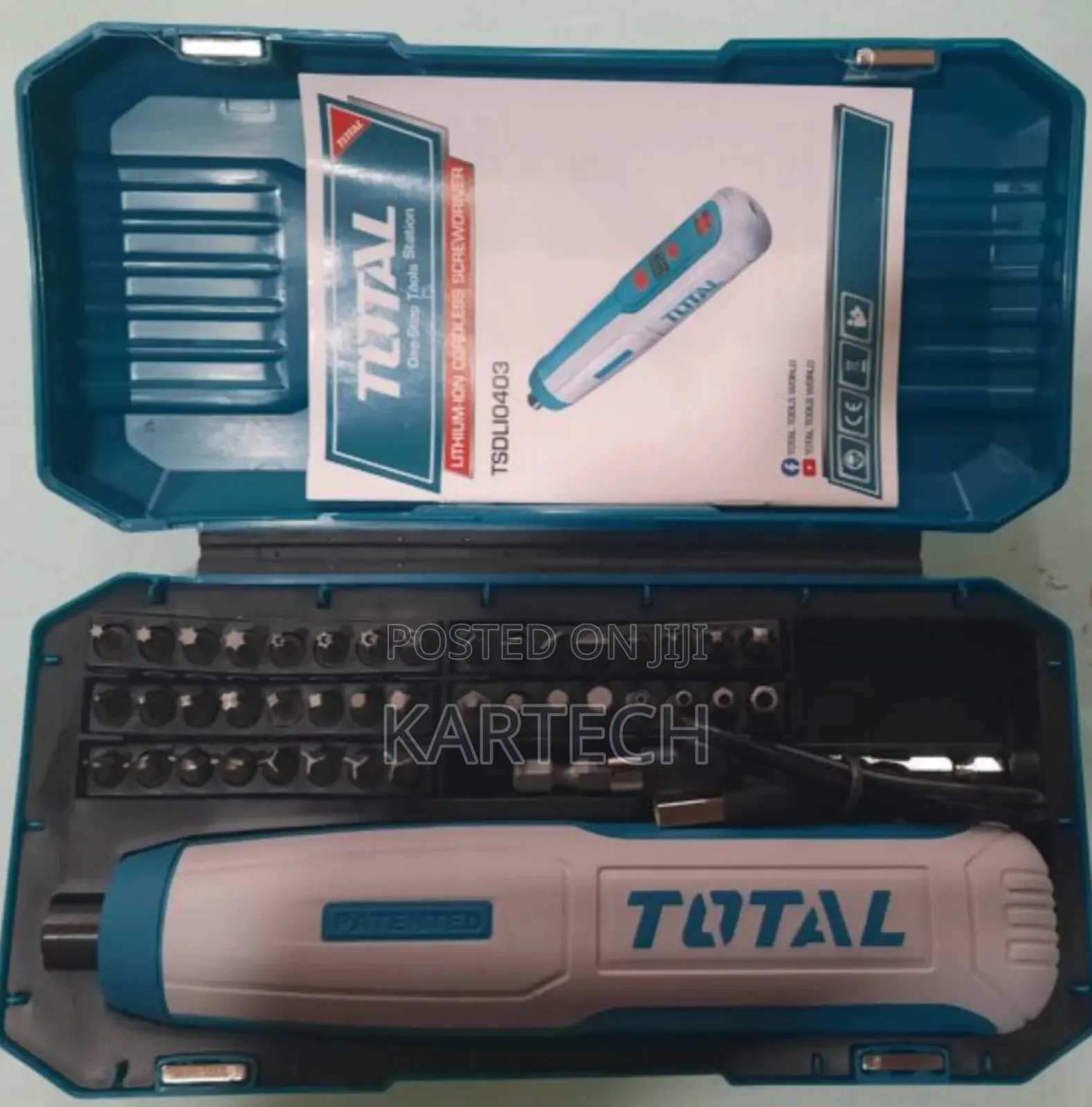 Total 4v Tsdli0403 1/4" Cordless Screwdriver