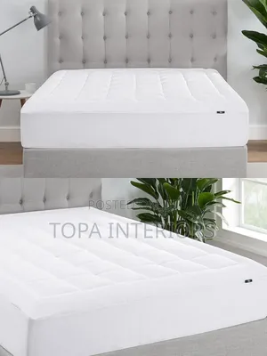 White Elegant Liquidproof Mattress Protector for All Beds