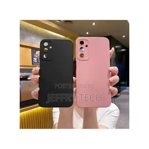 Samsung Galaxy A05s Liquid Silicone Tpu Back Black Pink.