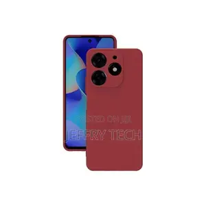 Tecno Pop 8 Fashion Shock Proof Phone Cover - Maroon.