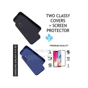 Samsung A14 Two Classy Ultraslimcover Casesscreen Protector.