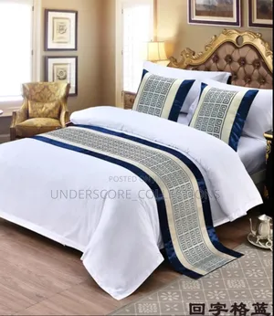 Premium High Quality European Style Bed Runner Embroidered