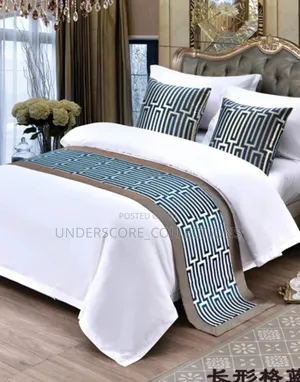 Premium High Quality European Style Bed Runner Embroidered