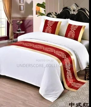 Premium High Quality European Style Bed Runner Embroidered