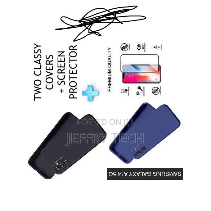 Samsung A14 Two Classy Ultraslimcover Casesscreen Protector.
