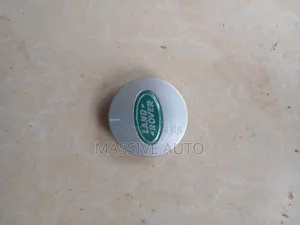 Green Land Rover Center Wheel Caps