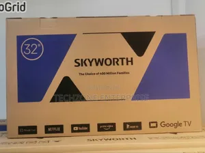 Skyworth 32′′ 32e3500 (New2025) Google Tv Inbuilt Decorder