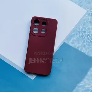 Itel A60s Solid Color Fashion Soft Phone Cover- Maroon.