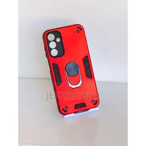 Samsung A15 Magnetic Ring Stand Cover Case _ Red.