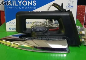 Ailyons (Hd-199a) Electric Dry Iron Box Silver Black