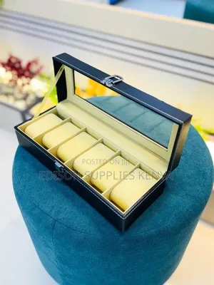 Watch Organizer Wrist Watch Storage Case -6 Slots