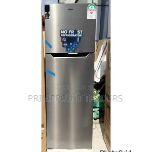 247 Litres Mika Fridge Double Door Top Mount Freezer✓