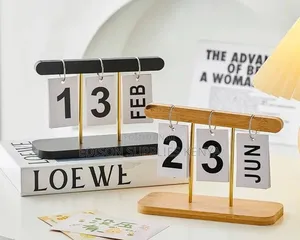 Flip Calendar Decor Calendar Table Flip Calender