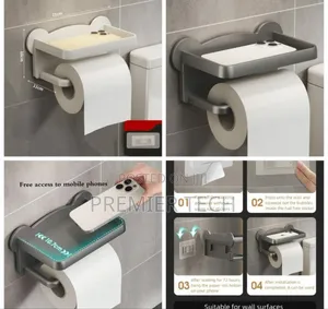Punch Free Toilet Tissue Holder