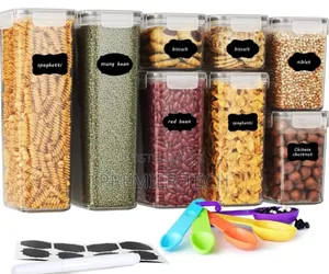 8pcs Food/Pantry Storage Containers*
