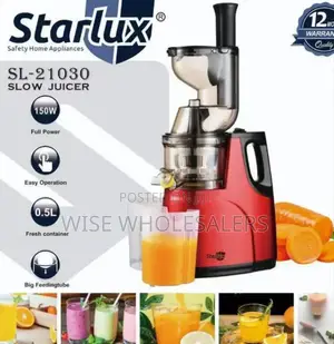 *Starlux Slow Juicer*

Available