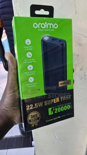 Oraimo Traveler 22.5pd Opb-7204q 22.5w 20000mah Power Bank