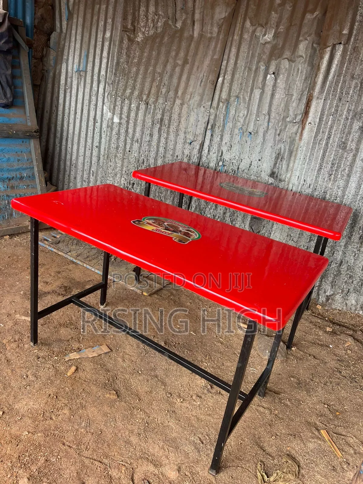 Restaurant Table – Laminated Top, Steel Frame