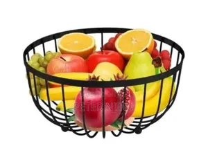 Restocked !!
Quality Heavy Fruit Basket With Bamboo.
*Black