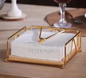Restocked!!
Luxury Metallic Serviette Holder,
