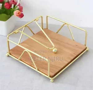 Restocked!!
Luxury Metallic Serviette Holder,