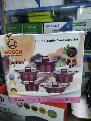 10pcs Bosch Granite Cookware – Durable Stylish