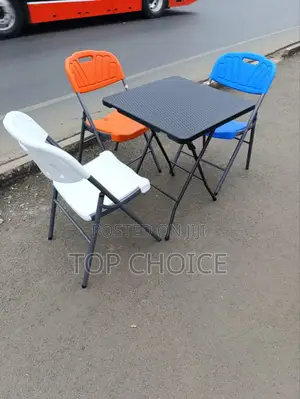 Outdoor Furniture, Table and 3 - Chairs